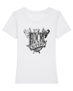 ROCK EMPIRE Tricou mânecă scurtă guler larg fitted Damă Expresser