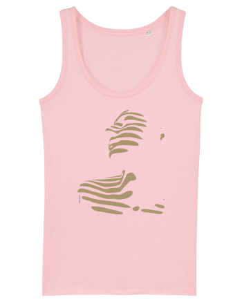 Strip face  Cotton Pink