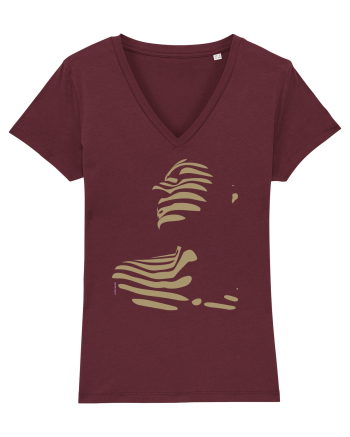 Strip face  Burgundy