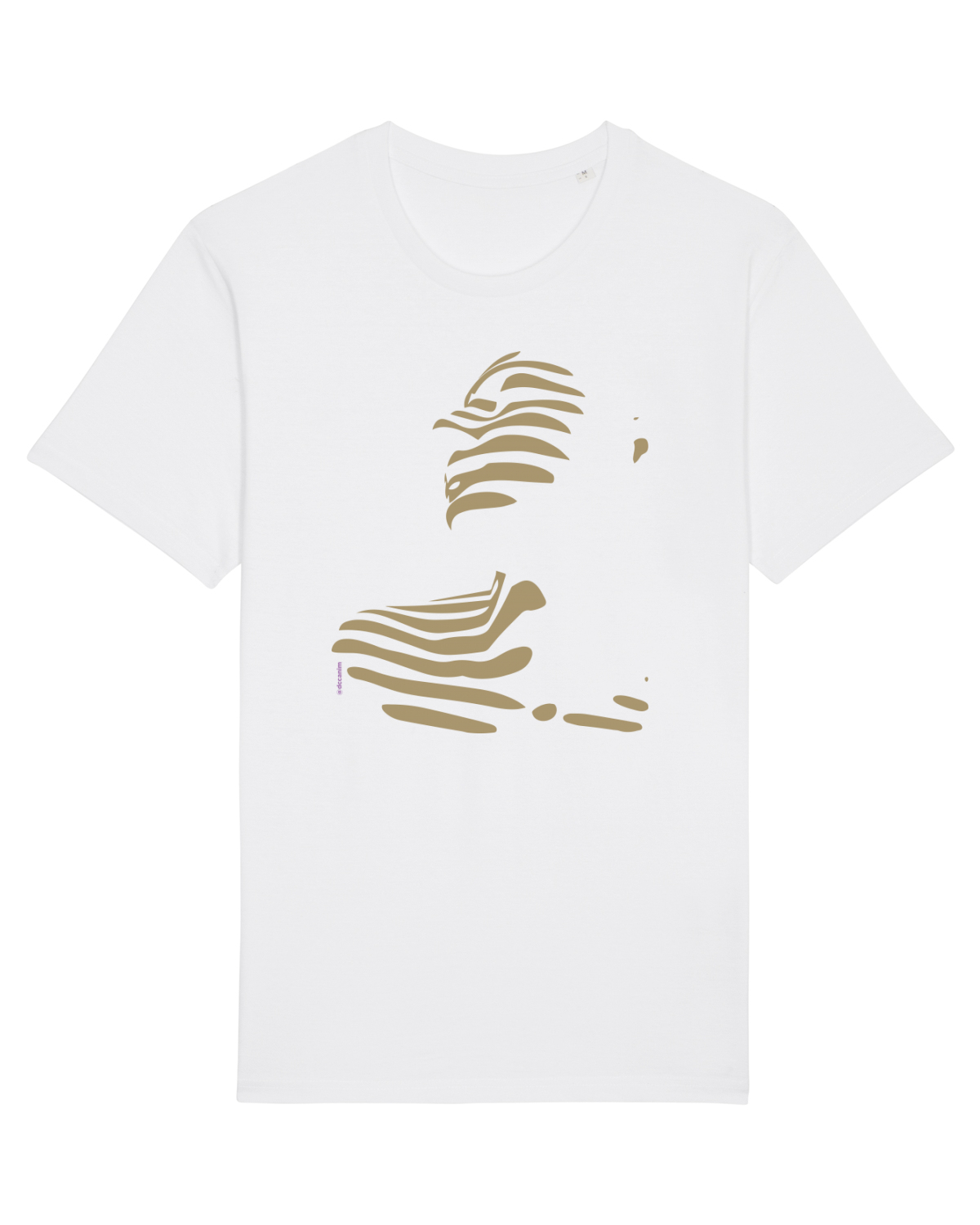 Tricou mânecă scurtă Unisex Rocker White