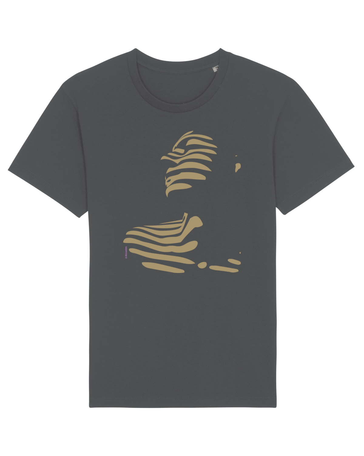 Tricou mânecă scurtă Unisex Rocker Anthracite