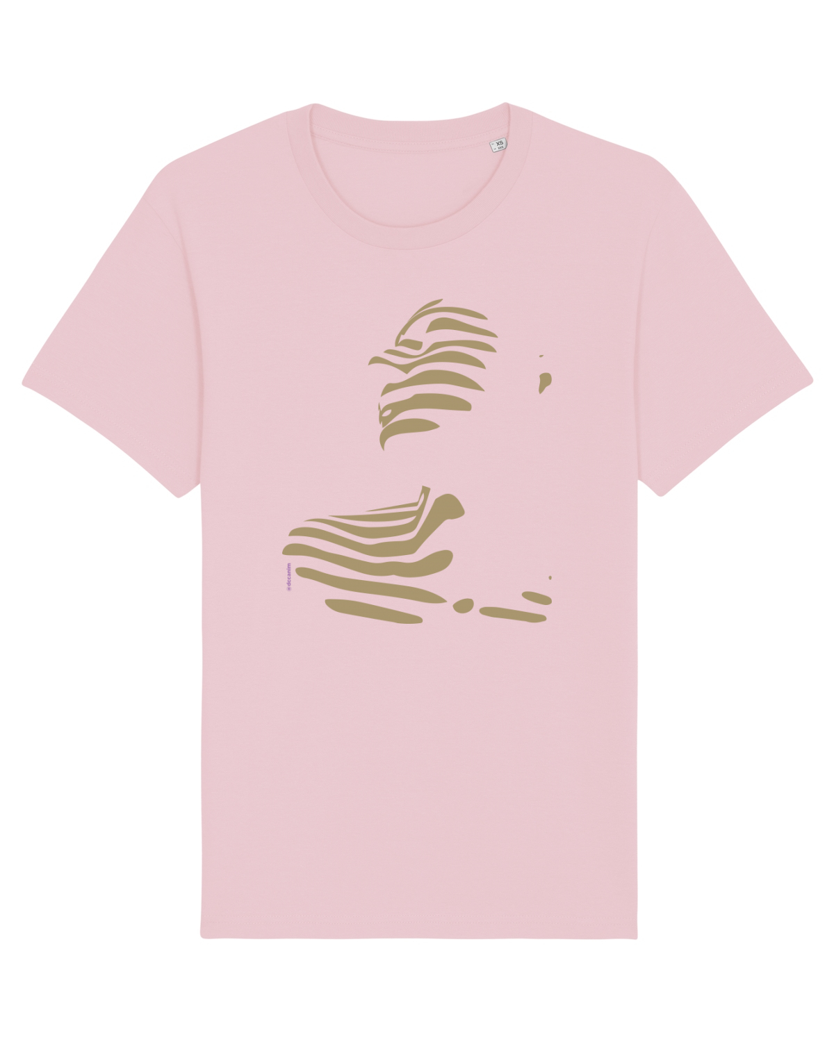 Tricou mânecă scurtă Unisex Rocker Cotton Pink