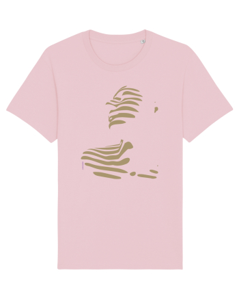 Strip face  Cotton Pink