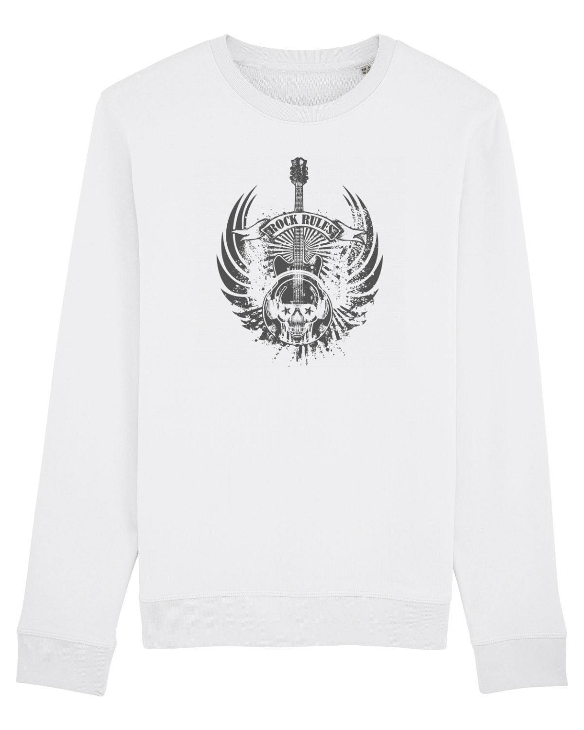 Bluză mânecă lungă Unisex Rise White