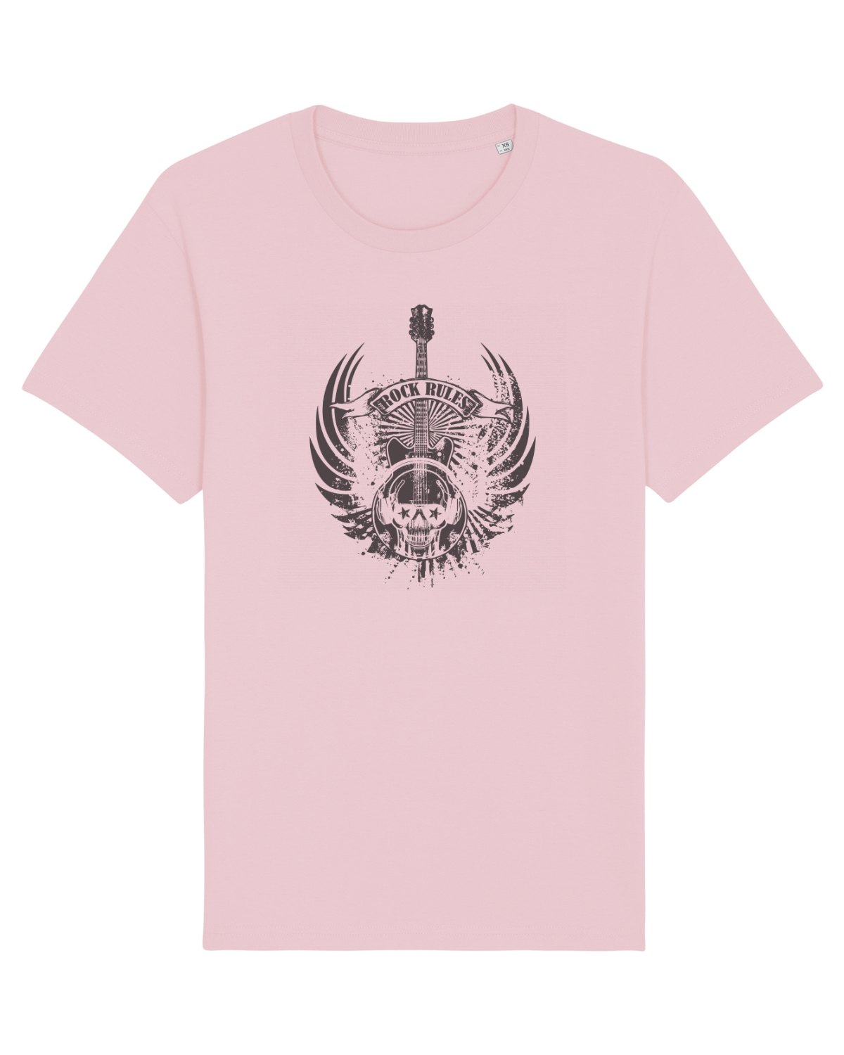 Tricou mânecă scurtă Unisex Rocker Cotton Pink