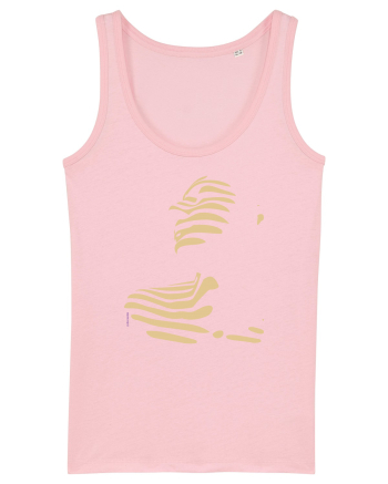 Strip face  Cotton Pink
