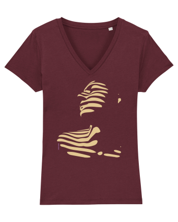 Strip face  Burgundy