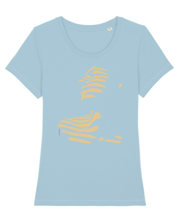 Strip face  Sky Blue