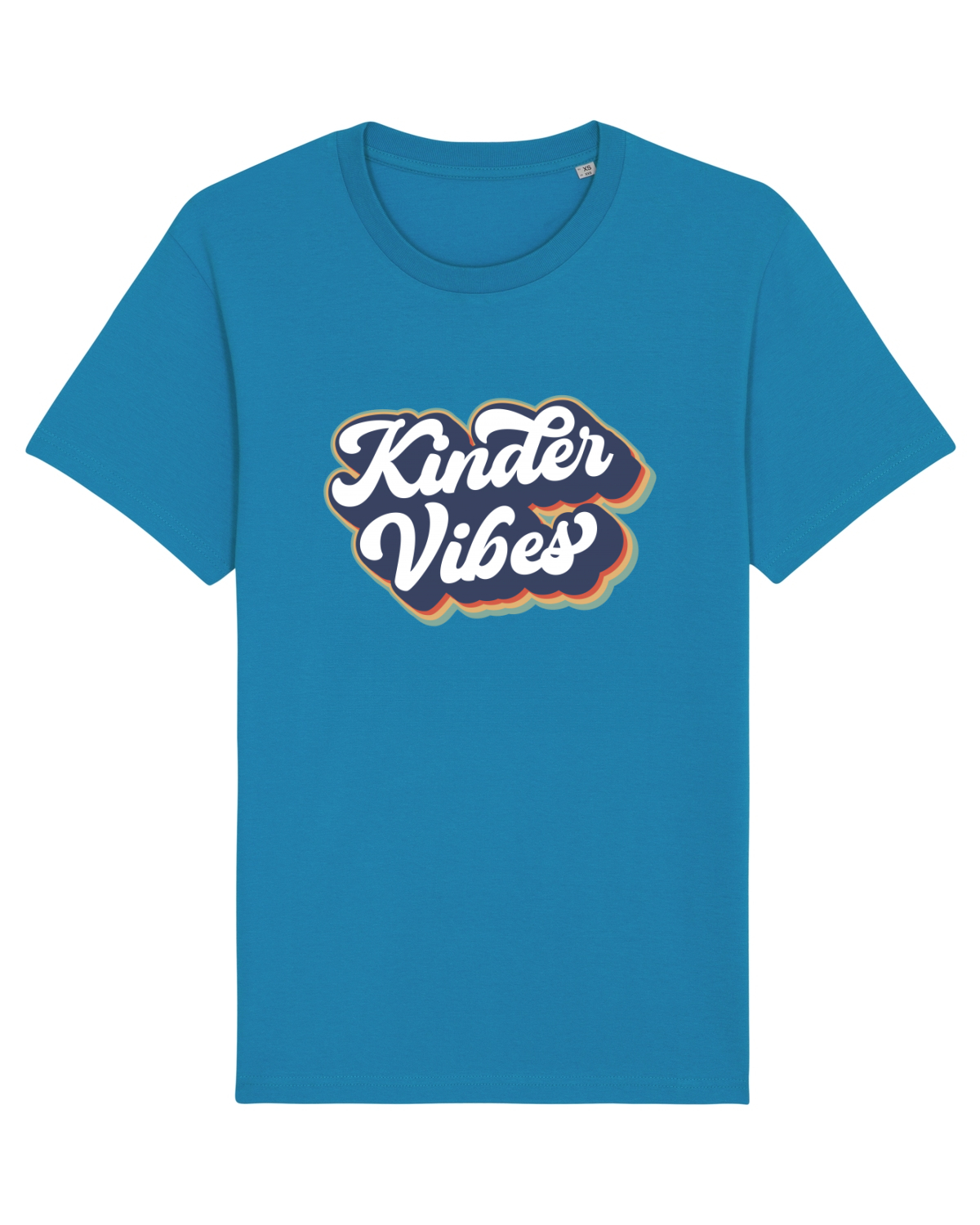 Tricou mânecă scurtă Unisex Rocker Azur