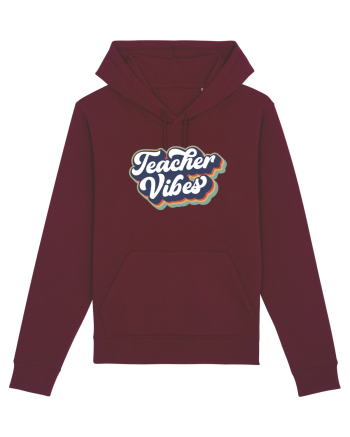 Teacher Vibes Burgundy