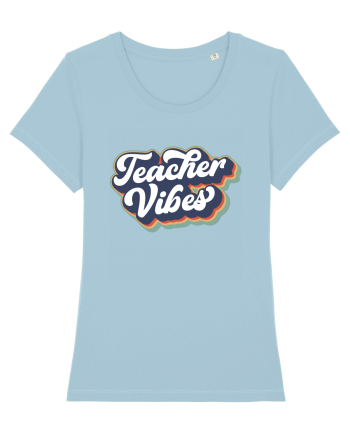 Teacher Vibes Sky Blue