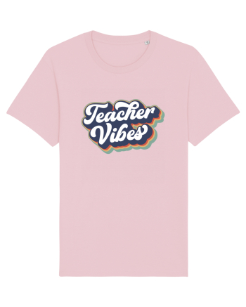 Teacher Vibes Cotton Pink