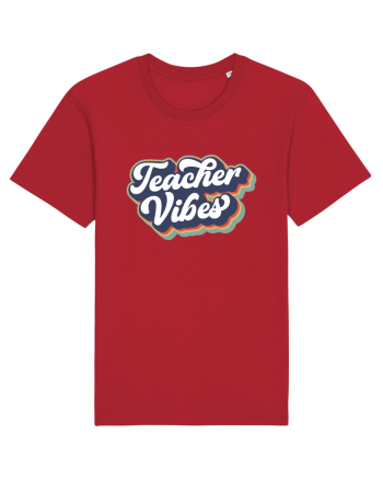 Teacher Vibes Red