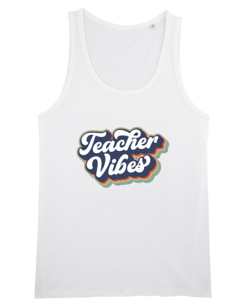 Teacher Vibes White