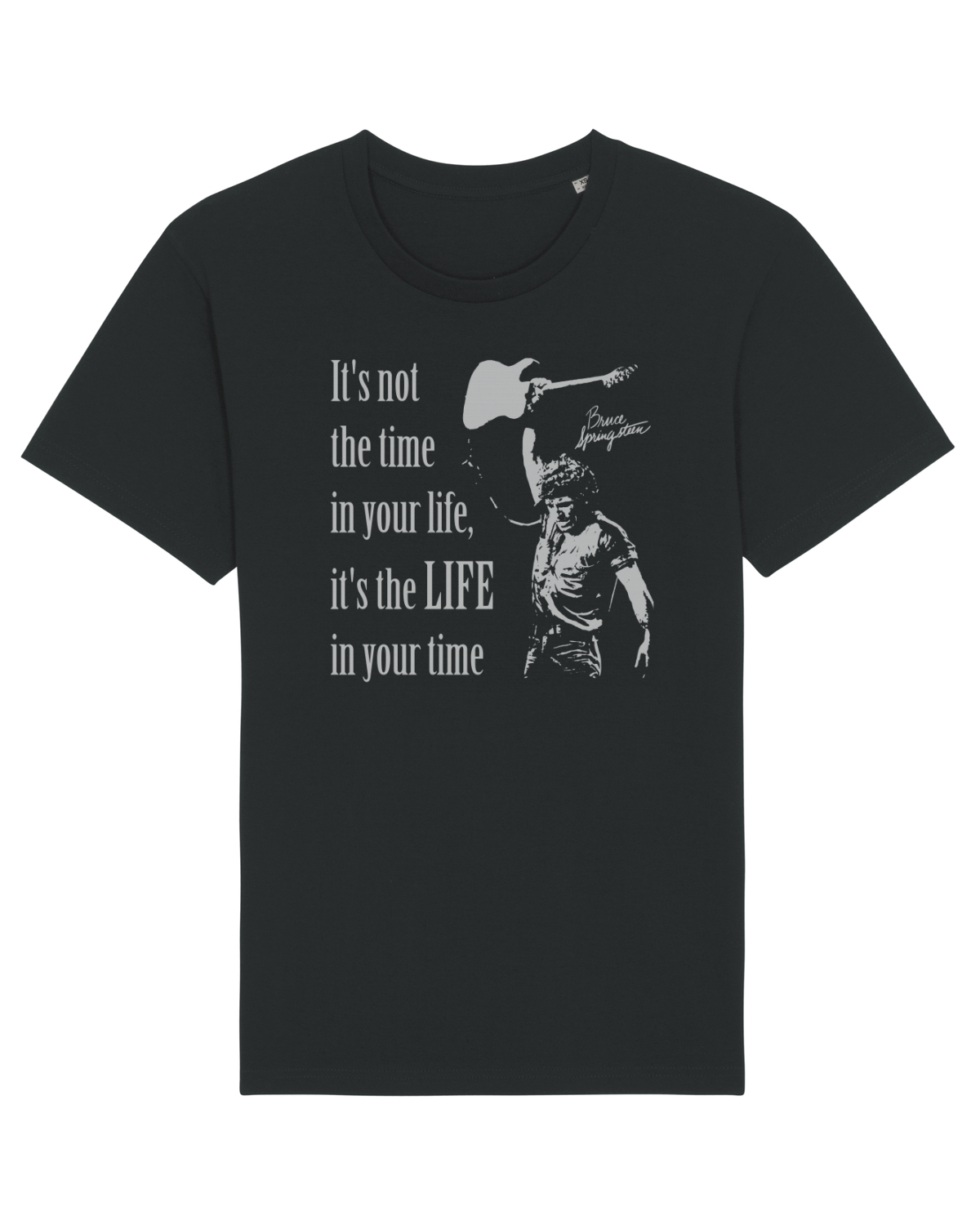 Tricou mânecă scurtă Unisex Rocker Black