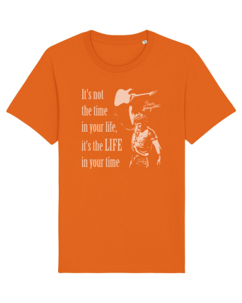 It`s not the time in your life, it`s the LIFE in your time  - Springsteen Bright Orange