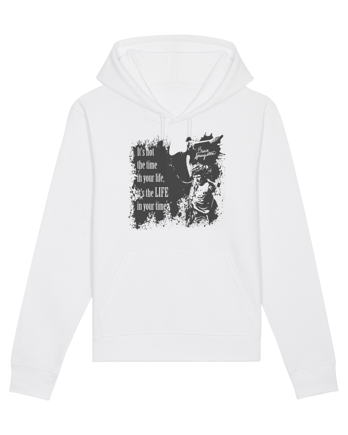 Hanorac Unisex Drummer White