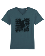 It`s not the time in your life, it`s the LIFE in your time  2 - Springsteen Tricou mânecă scurtă guler V Bărbat Presenter