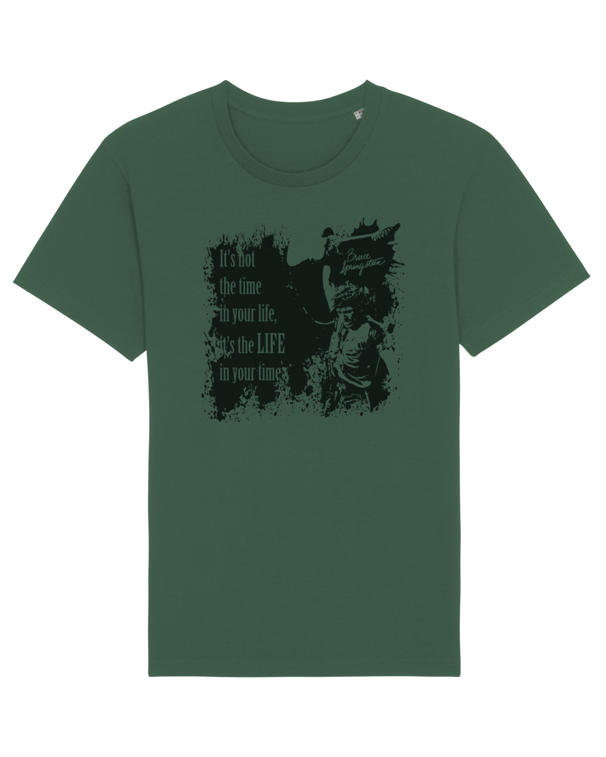 Tricou mânecă scurtă Unisex Rocker Bottle Green