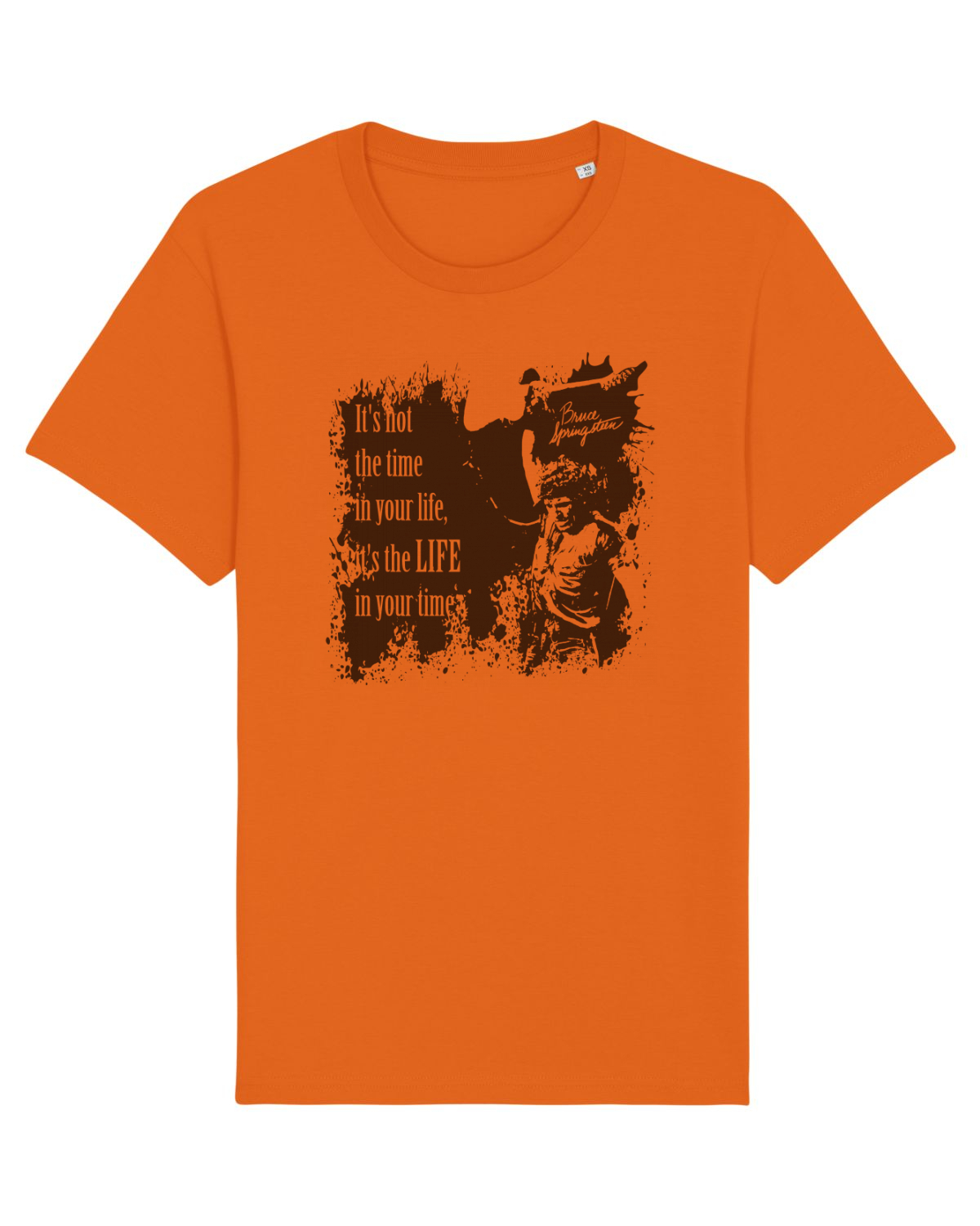 Tricou mânecă scurtă Unisex Rocker Bright Orange