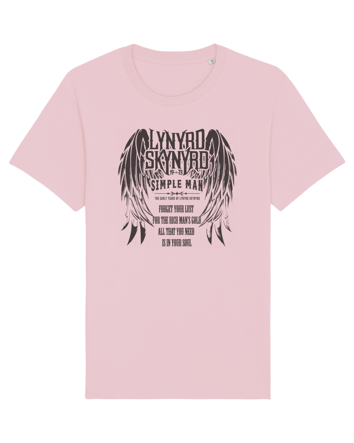 Tricou mânecă scurtă Unisex Rocker Cotton Pink
