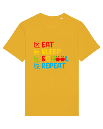 Eat Sleep School Repeat Spectra Yellow