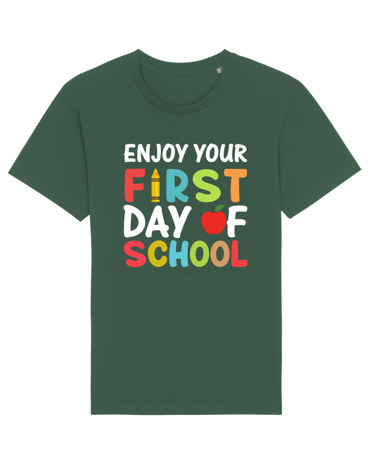 Tricou mânecă scurtă Unisex Rocker Bottle Green