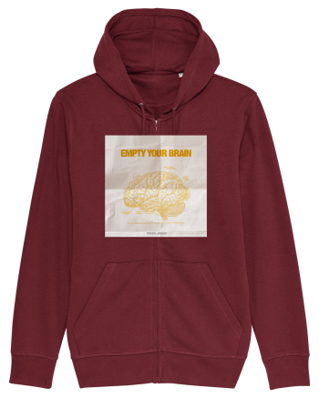 empty your brain Burgundy
