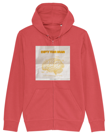 empty your brain Carmine Red