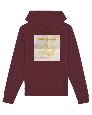 empty your brain Burgundy