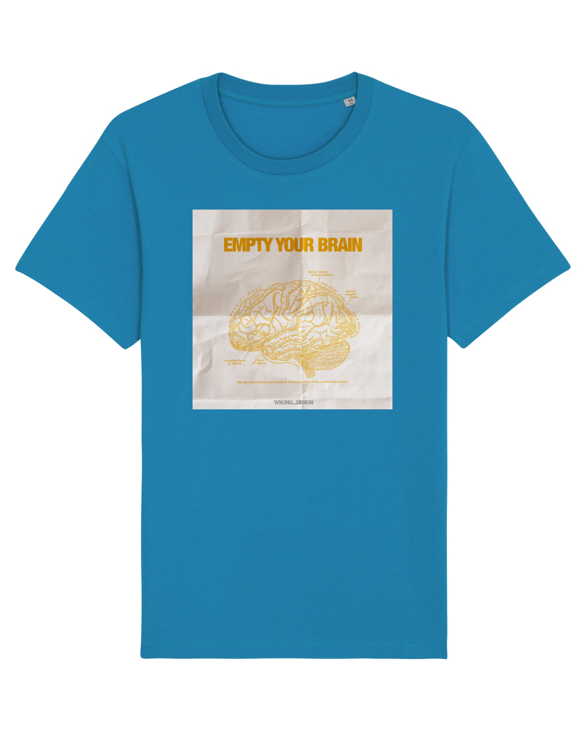 Tricou mânecă scurtă Unisex Rocker Azur