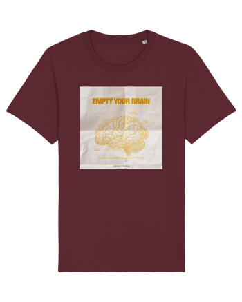 empty your brain Burgundy