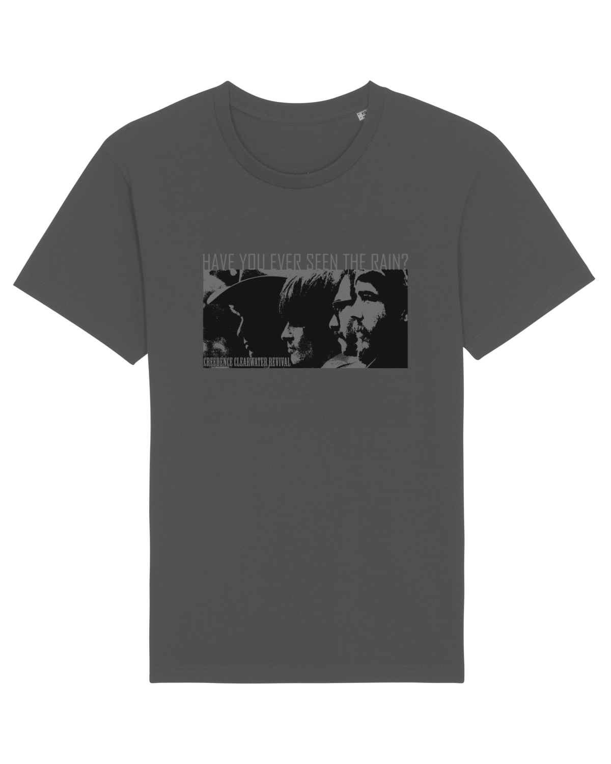 Tricou mânecă scurtă Unisex Rocker Anthracite