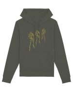 3 shadows, gold  Hanorac Unisex Drummer