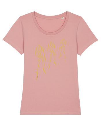 3 shadows, gold  Canyon Pink
