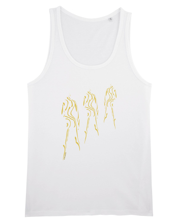 3 shadows, gold  White