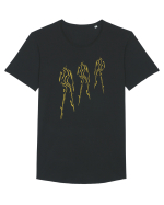 3 shadows, gold  Tricou mânecă scurtă guler larg Bărbat Skater