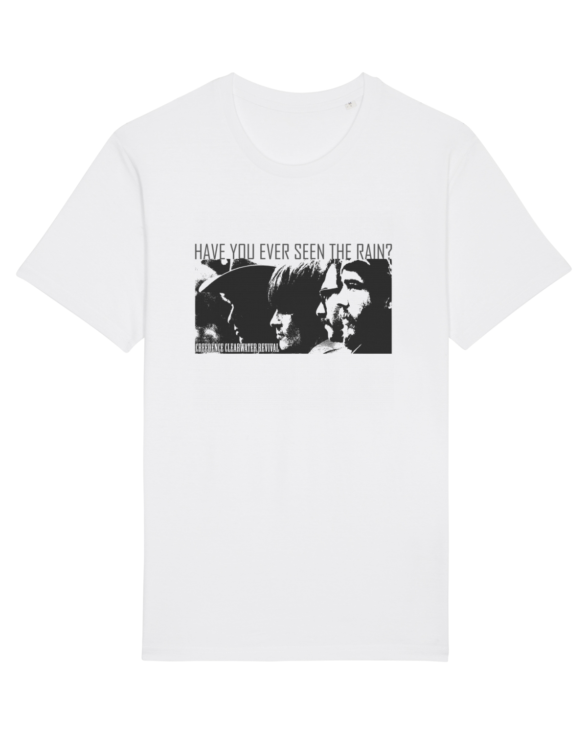 Tricou mânecă scurtă Unisex Rocker White