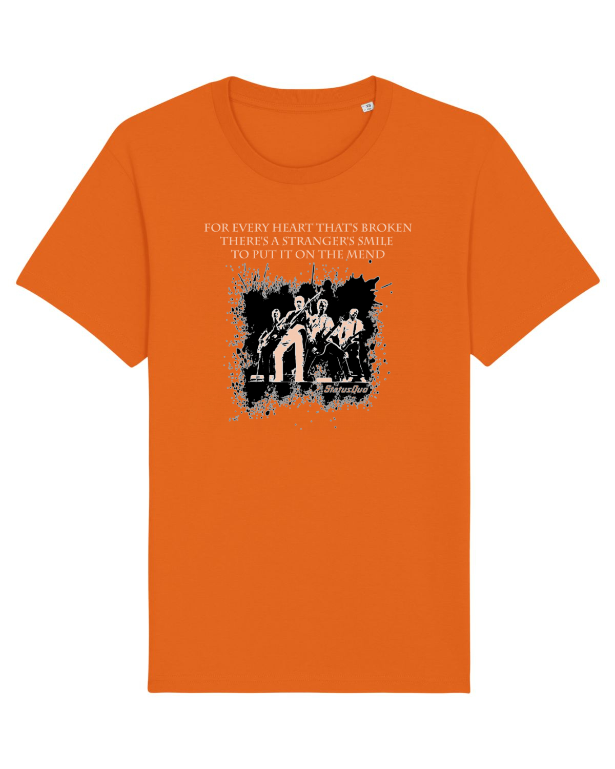 Tricou mânecă scurtă Unisex Rocker Bright Orange