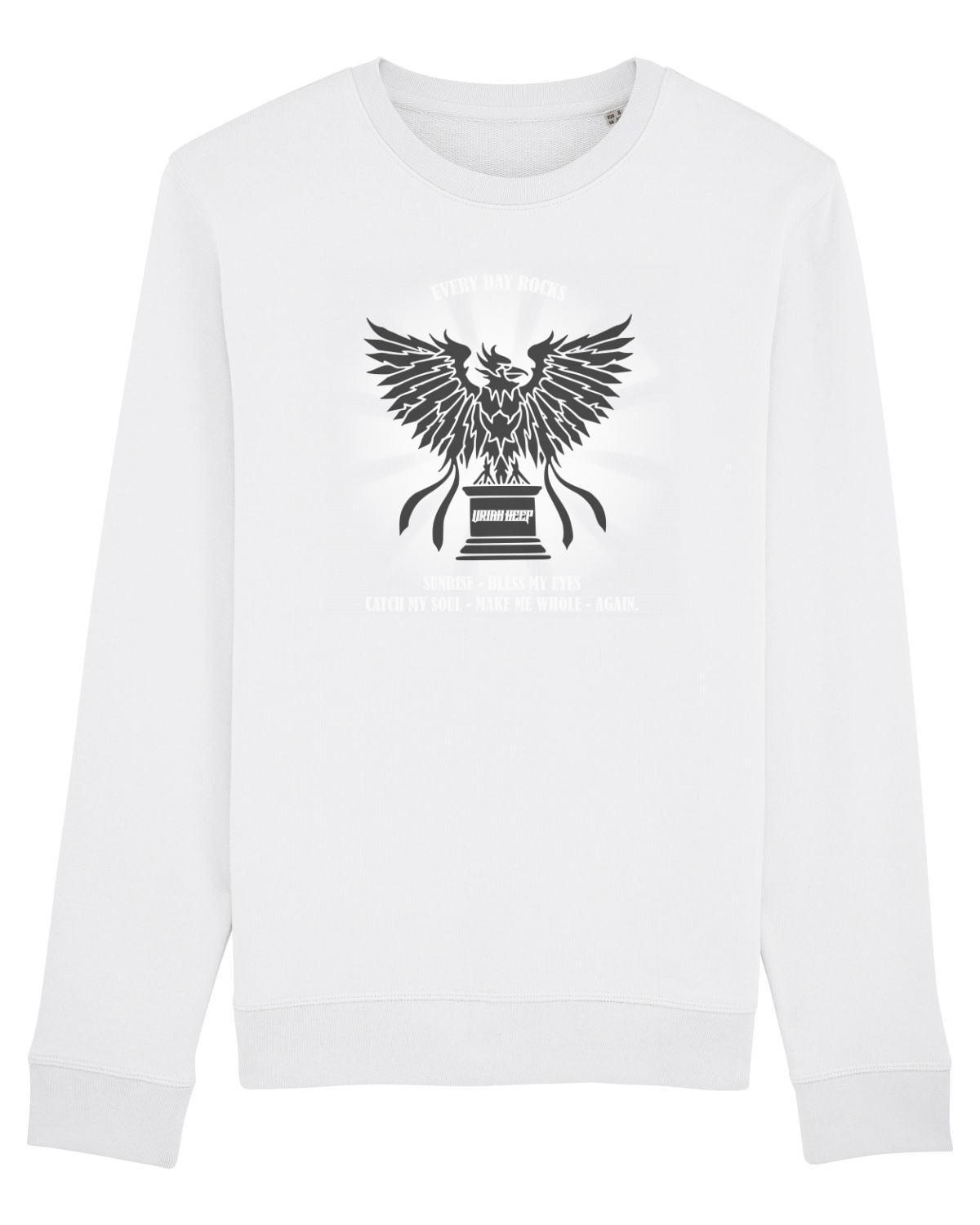 Bluză mânecă lungă Unisex Rise White