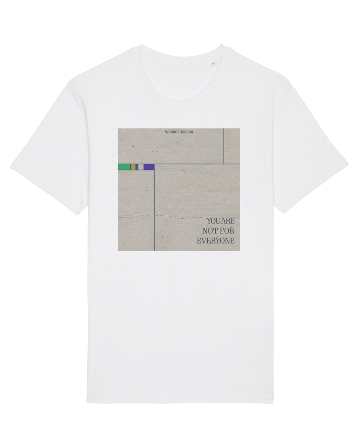 Tricou mânecă scurtă Unisex Rocker White