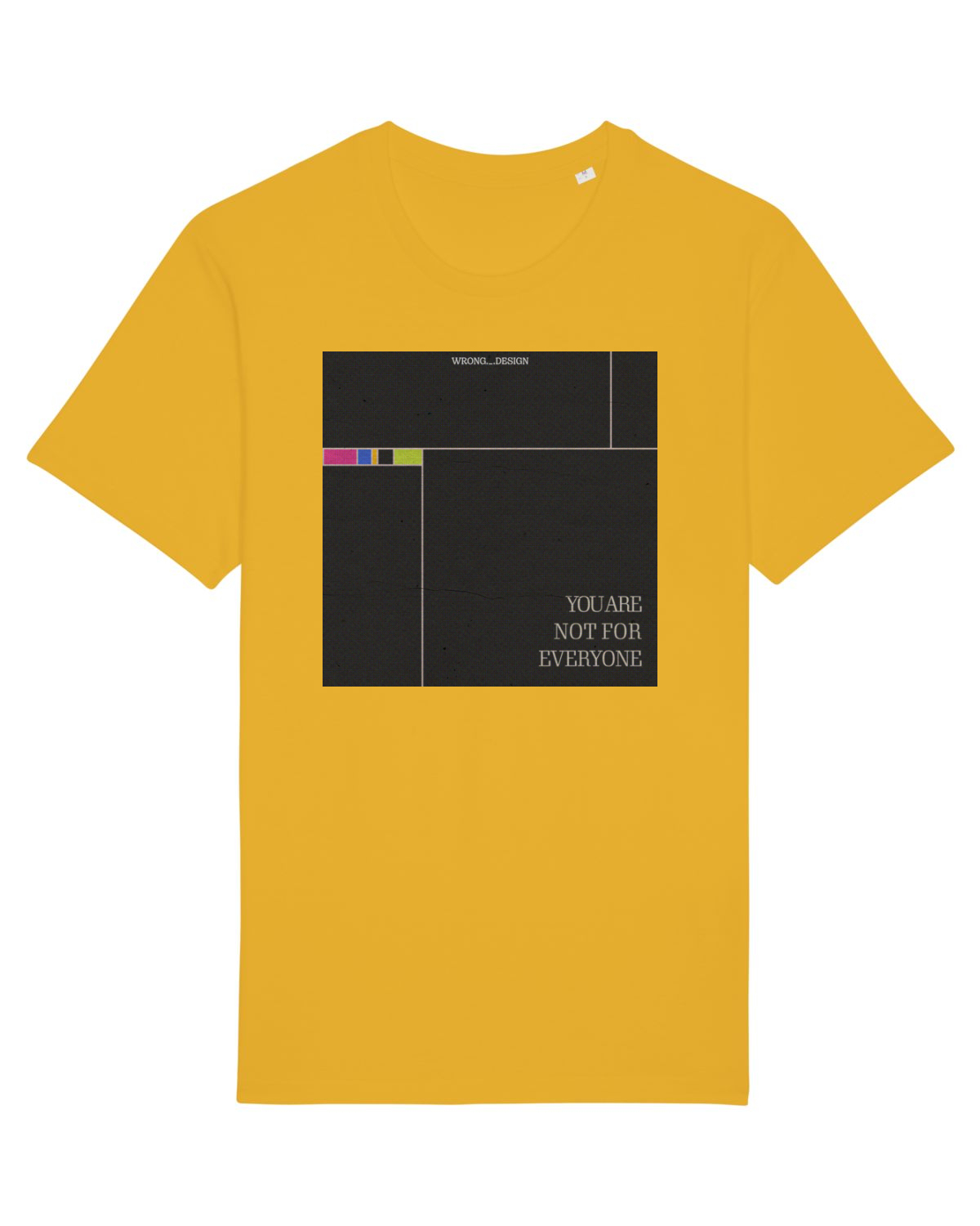 Tricou mânecă scurtă Unisex Rocker Spectra Yellow