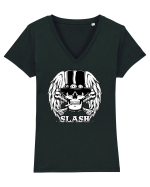 SLASH - Guns N' Roses Tricou mânecă scurtă guler V Damă Evoker