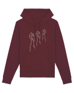 3 shadows, silver  Hanorac Unisex Drummer