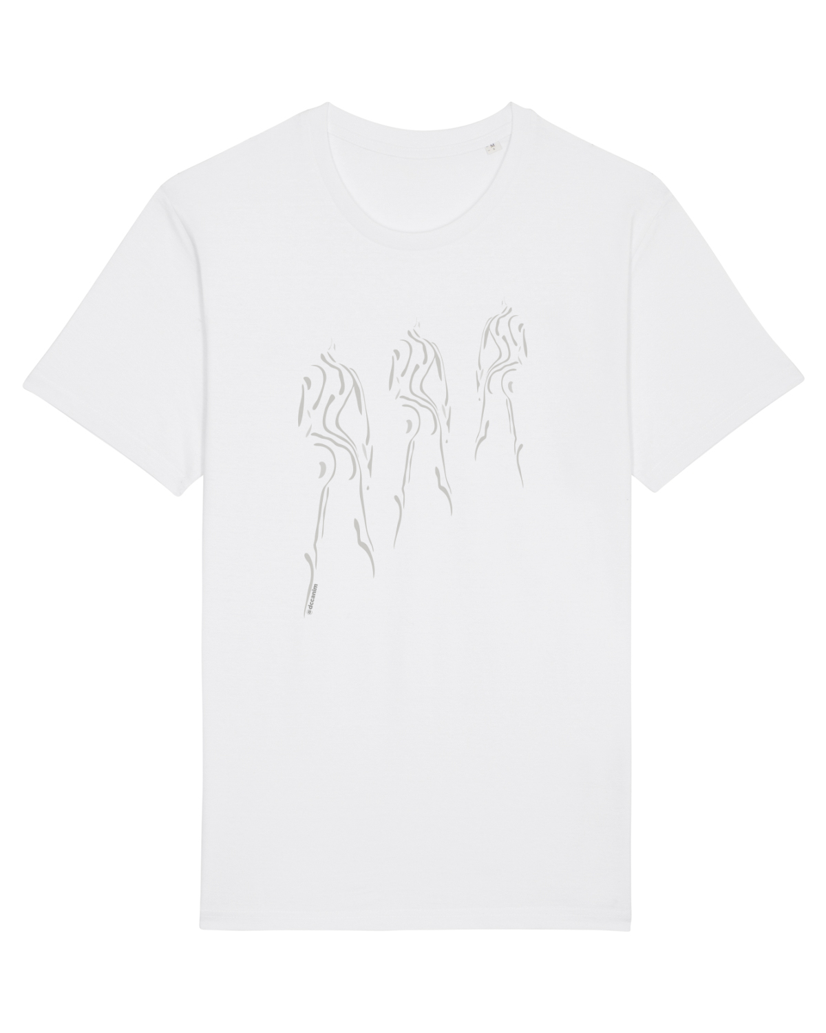Tricou mânecă scurtă Unisex Rocker White