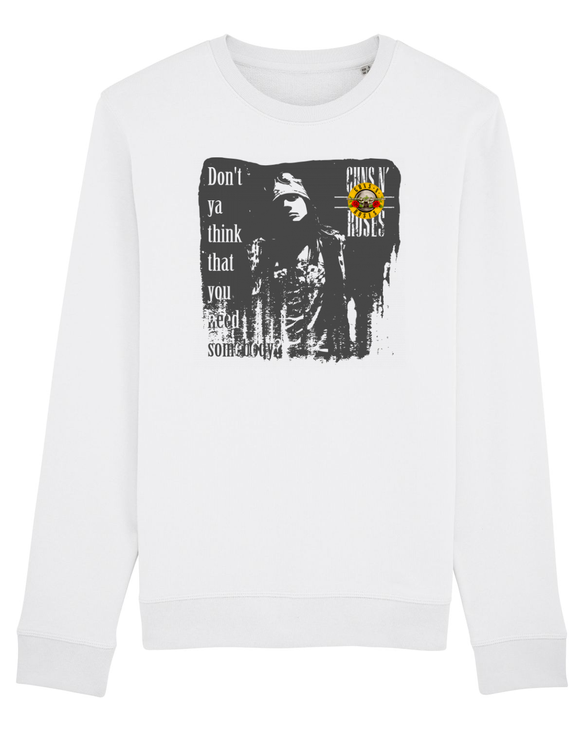 Bluză mânecă lungă Unisex Rise White