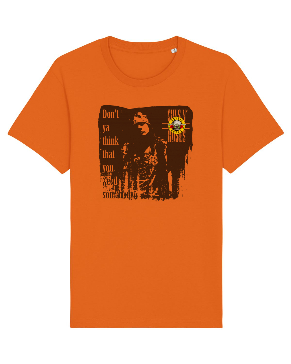 Tricou mânecă scurtă Unisex Rocker Bright Orange