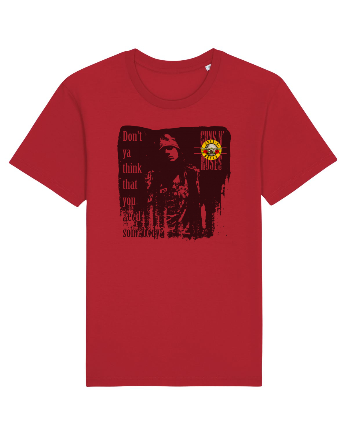 Tricou mânecă scurtă Unisex Rocker Red