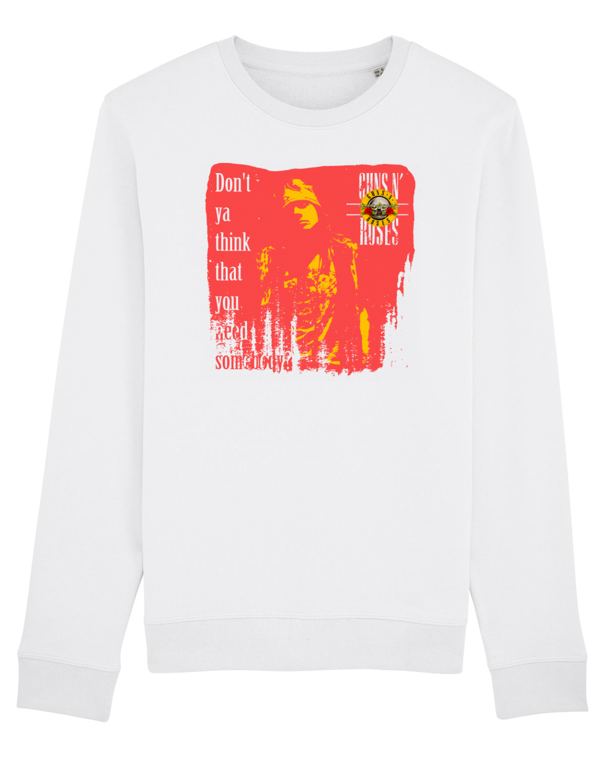 Bluză mânecă lungă Unisex Rise White