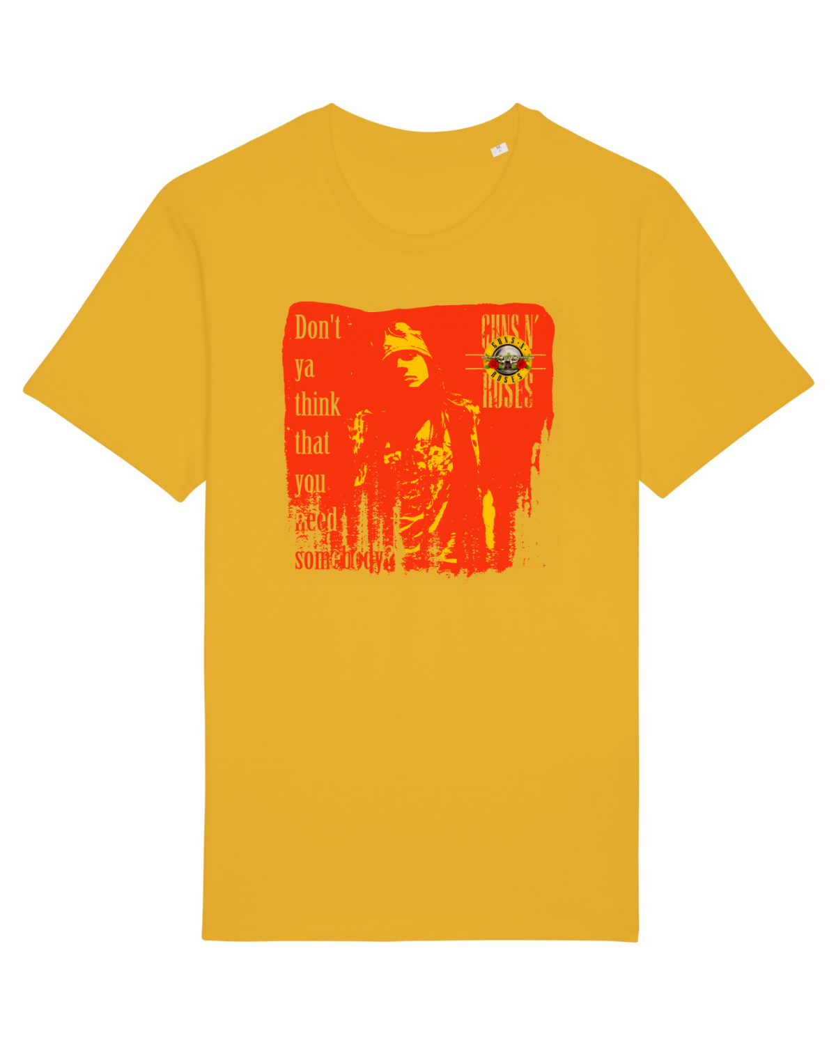 Tricou mânecă scurtă Unisex Rocker Spectra Yellow